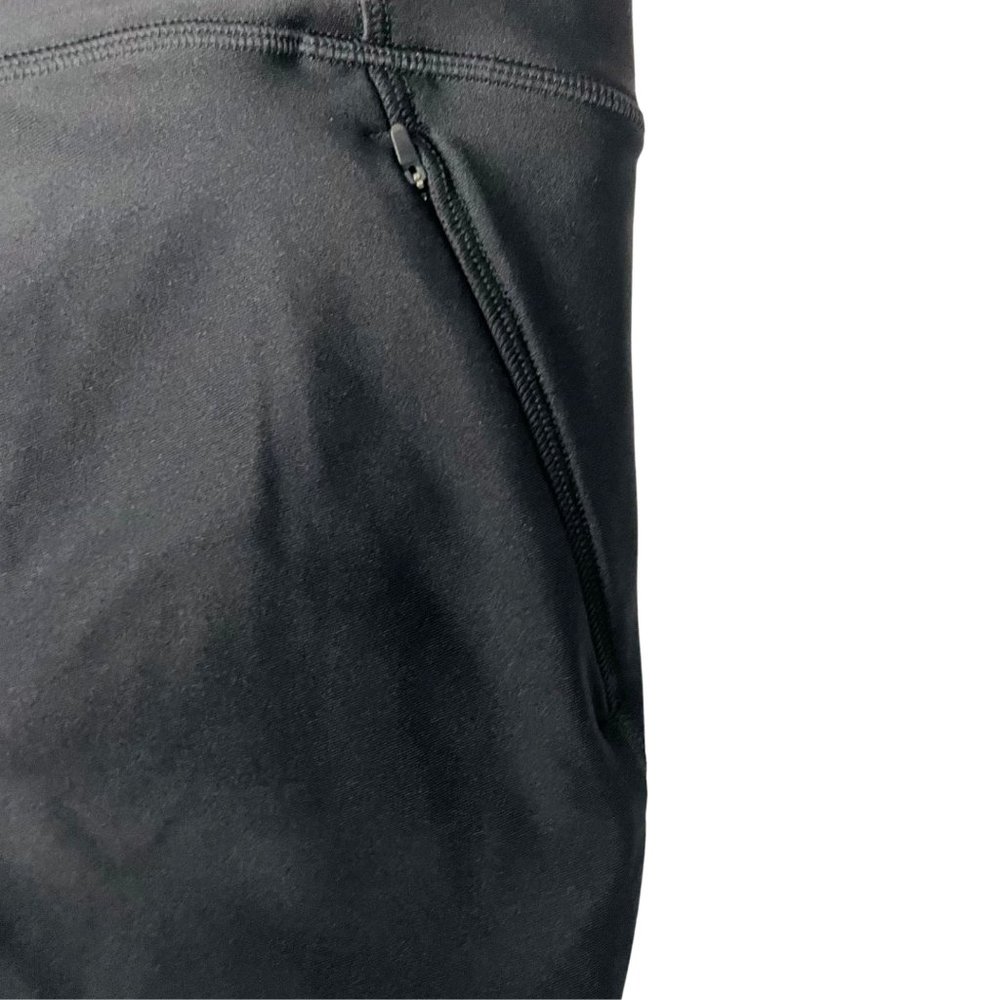 Under Armour Size Small Black Compression Leggings Elastic Waist Drawstring - Picture 7 of 9